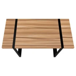 Monarch Computer desk - thick-panel desktop / inset metal legs - 48