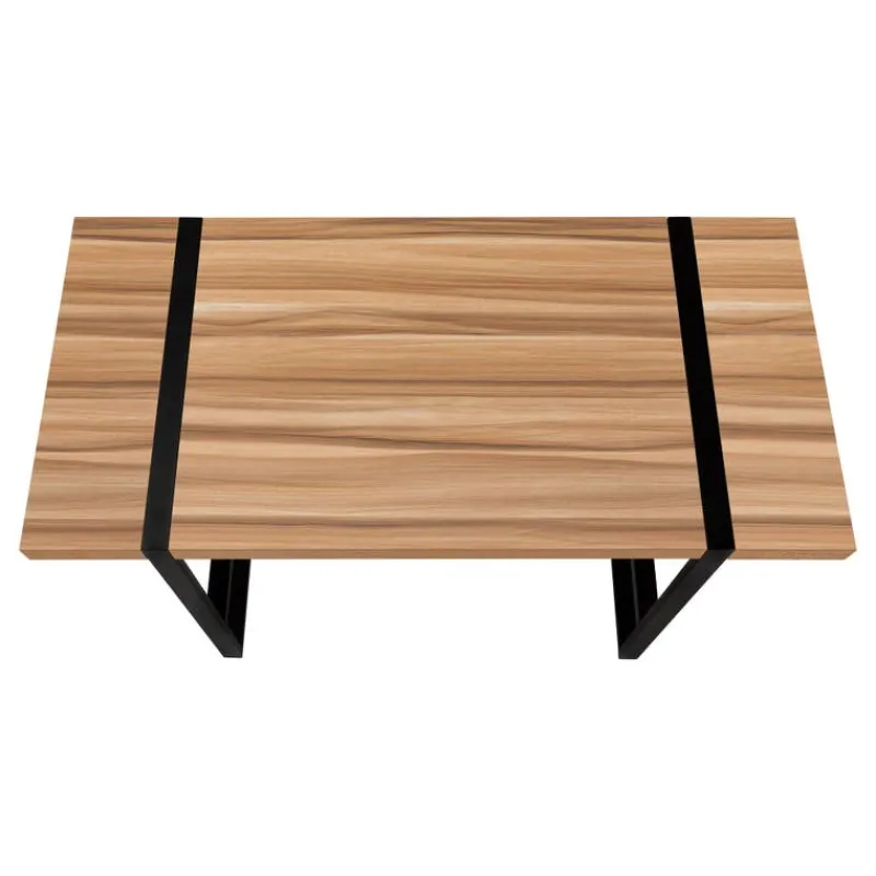 Monarch Computer desk - thick-panel desktop / inset metal legs - 48"l - light reclaim -