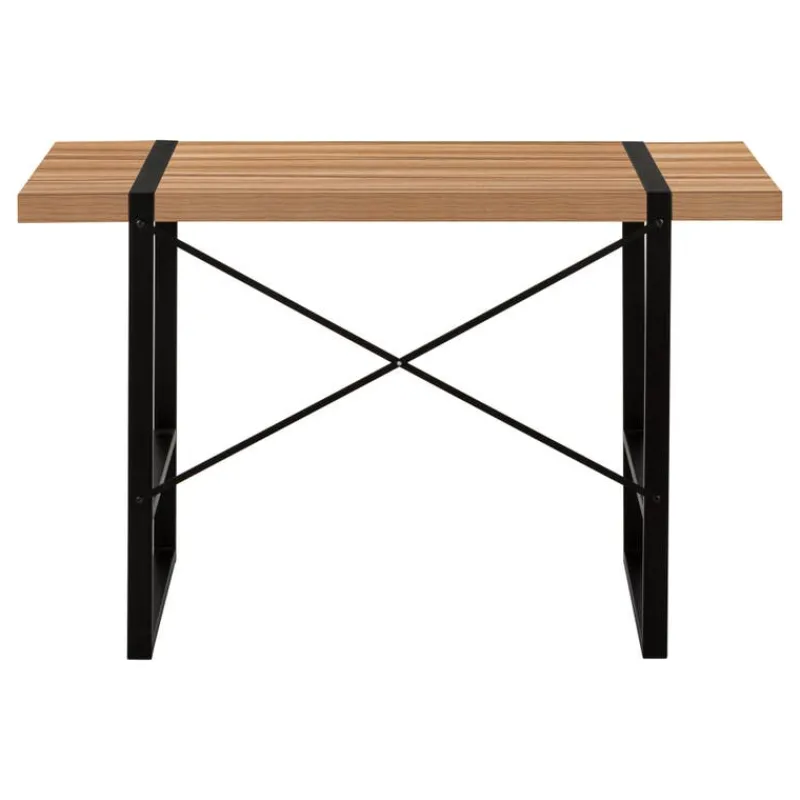 Monarch Computer desk - thick-panel desktop / inset metal legs - 48"l - light reclaim -