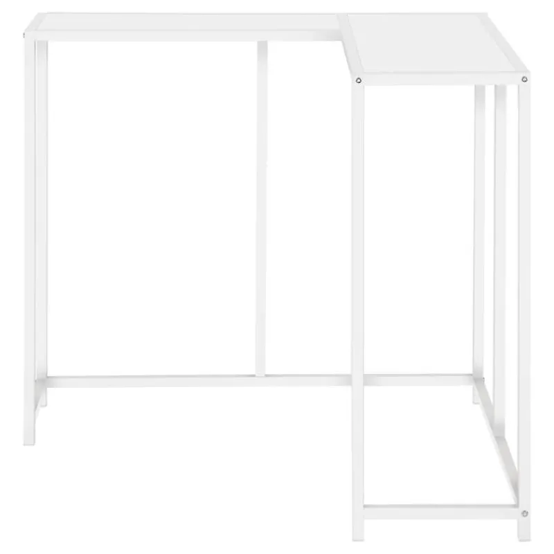 Monarch Console table - l-shaped / corner / metal frame - 36"l - -