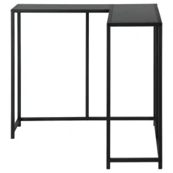 Monarch Console table - l-shaped / corner / metal frame - 36"l - -