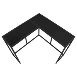 Monarch Console table - l-shaped / corner / metal frame - 36