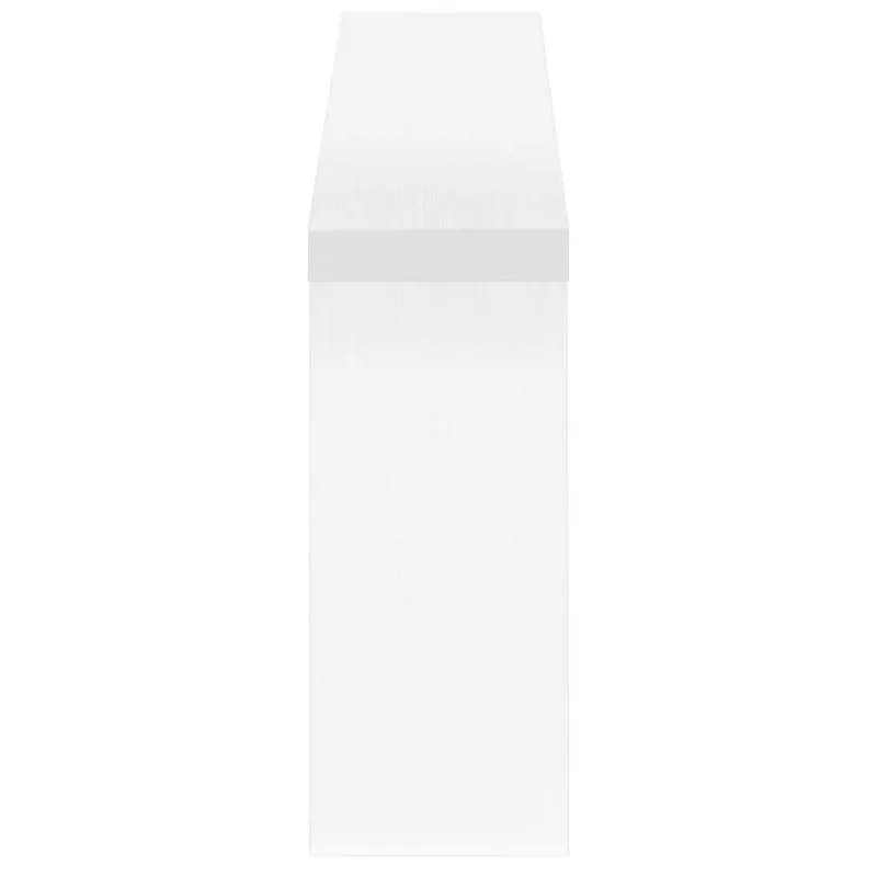 Monarch Console table - thick panel / asymmetrical base - 48"l - -