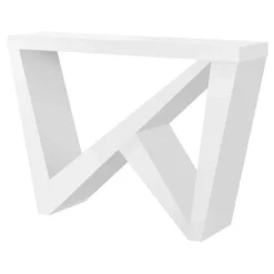 Monarch Console table - thick panel / asymmetrical base - 48