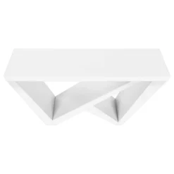 Monarch Console table - thick panel / asymmetrical base - 48