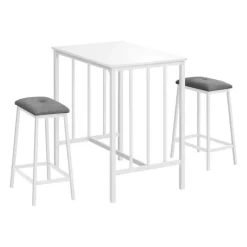 Monarch Counter height table with 2 stools