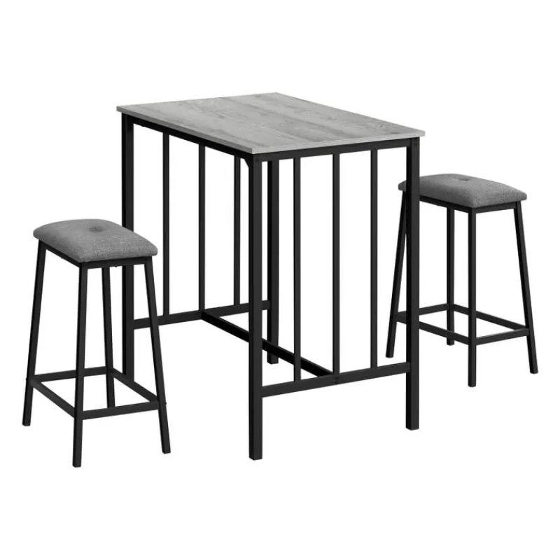 Monarch Counter height table with 2 stools