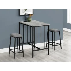 Monarch Counter height table with 2 stools