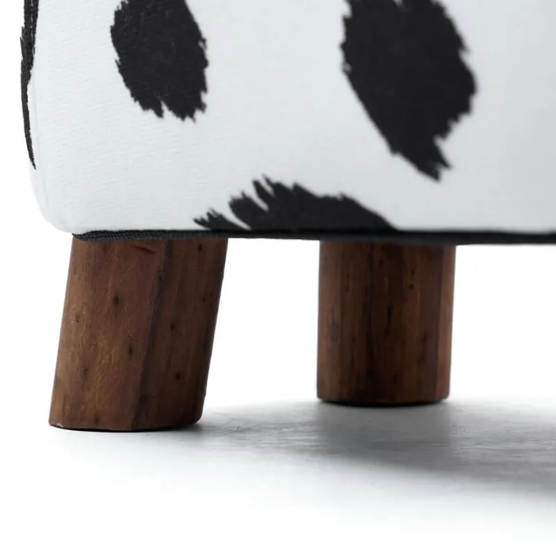 Cow-Shaped Kids Pouf – 17.7" x 9.1" x 10.6"