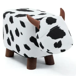 Cow-Shaped Kids Pouf – 17.7