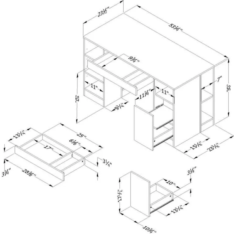 Meubles South Shore Craft Table - South Shore