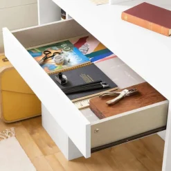 Meubles South Shore Craft Table With Hutch - South Shore