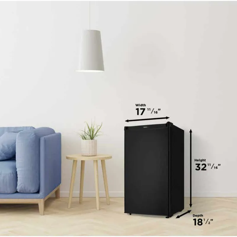 Danby 3.2 cu ft Compact Refrigerator Compact - DCR032A2BDD