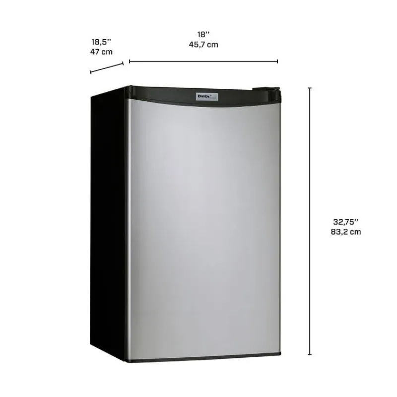 Danby 3.2 cu ft Compact Refrigerator Compact - DCR032A2BSLDD