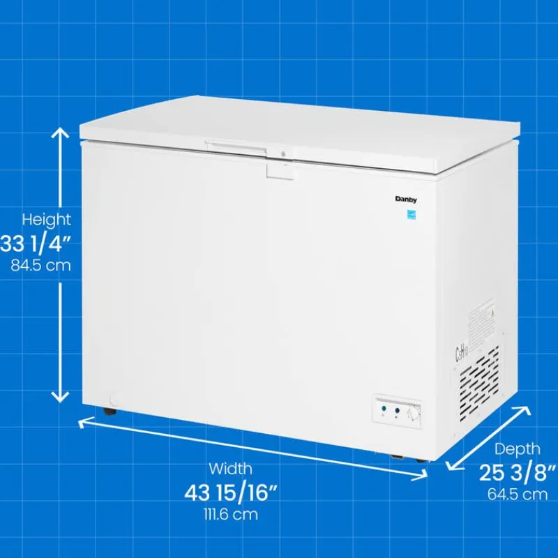 Danby 10 Cu Ft Freezer , Honrizontal, 44" - DCF100A5WDB