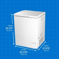 Danby 5.3 Cu Ft Freezer , Honrizontal, 26.5" - DCF050A6WM