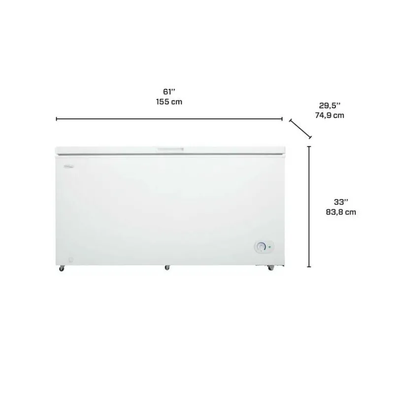 Danby 14,5 Cu Ft Freezer , Honrizontal, 61" - DCF145A3WDB