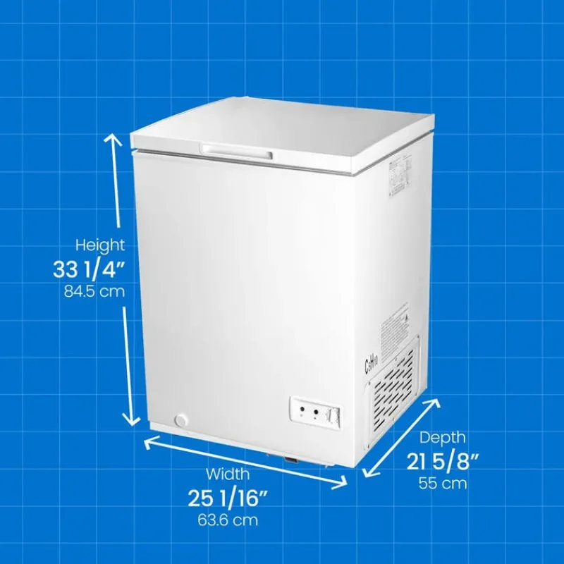Danby 5 Cu Ft Freezer , Honrizontal, 25" - DCF050A5WDB