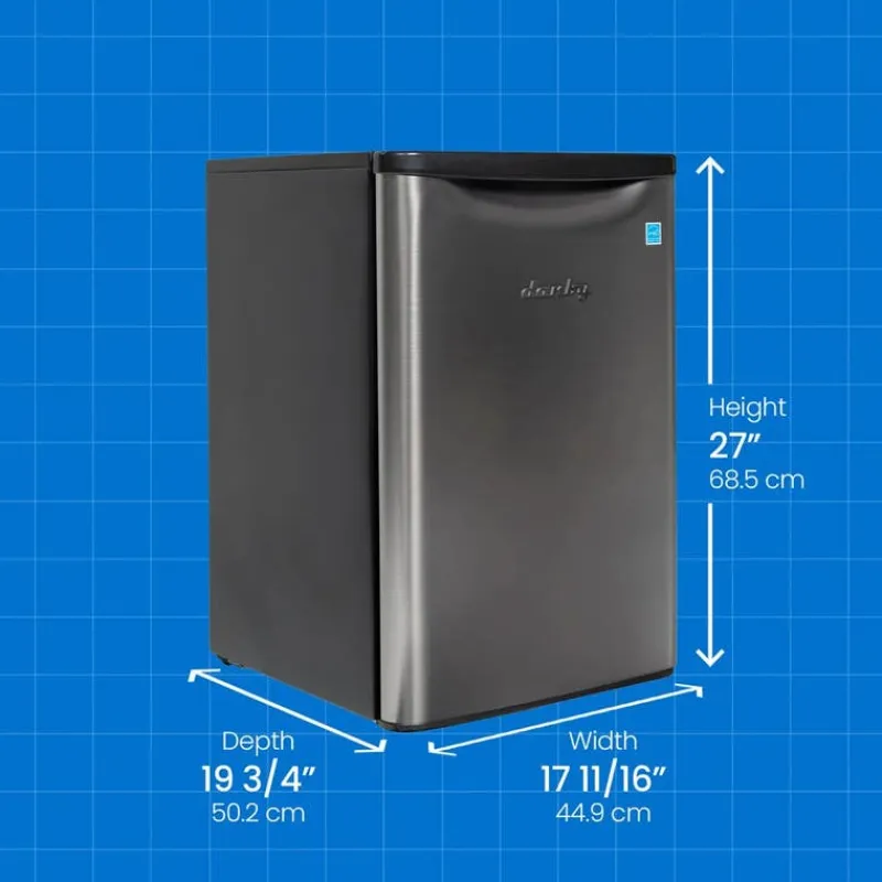Danby 2,6 Cu Ft Refrigerator Compact - DAR026A2BSLD
