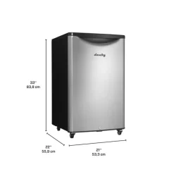 Danby 4,4 Cu Ft Refrigerator Compact - DAR044A6BSLD