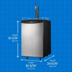 Danby 5.4 cu. ft. Single Tap Keg Cooler 21