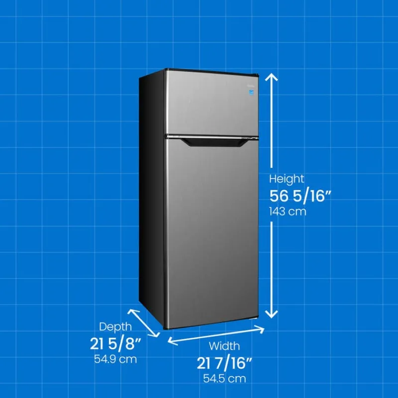 Danby 22 in 7,4 Cu ft Refrigerator Top Freezer - DPF074B2BSLD