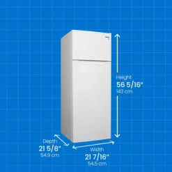 Danby 22 in 7,4 Cu ft Refrigerator Top Freezer - DPF074B2WDB-6