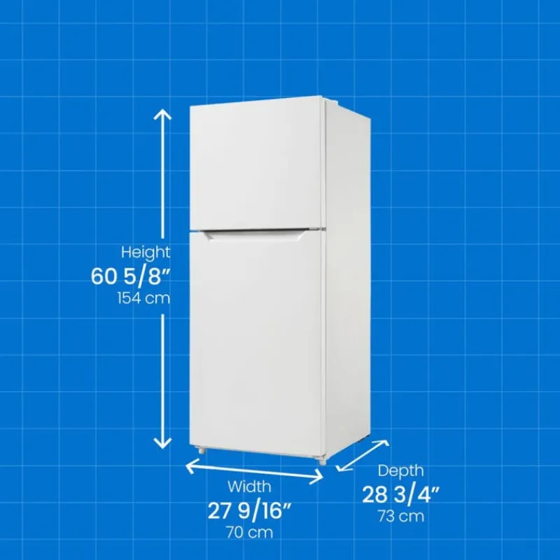 Danby 28 in 14,2 Cu ft Refrigerator Top Freezer - DFF142E1WDB