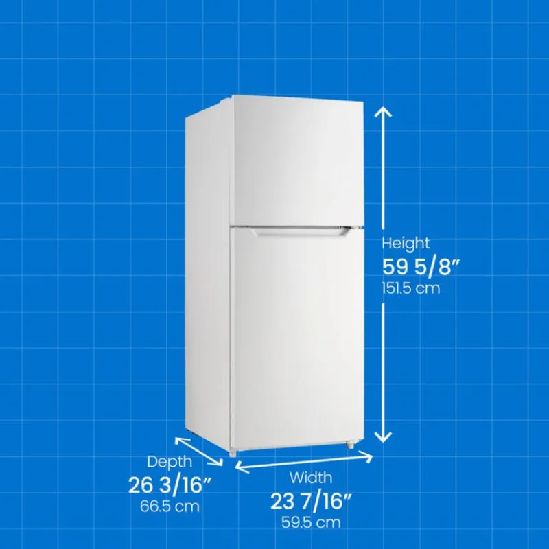 Danby 24 in 10,1 Cu ft Refrigerator Top Freezer - DFF101B1WDB