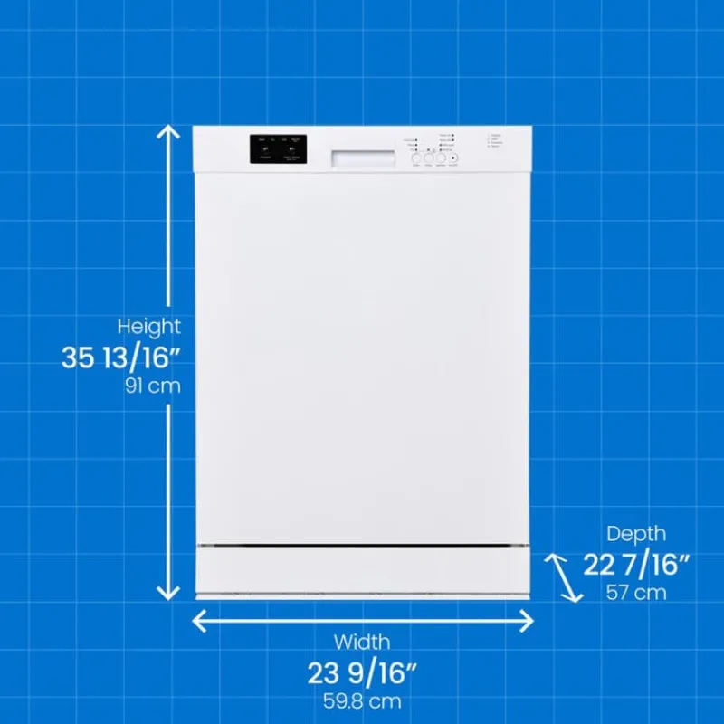 Danby Dishwasher Built-In 24" 51dB - DDW2400EW