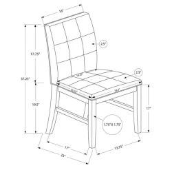 Monarch Dining chair - 2pcs / 37