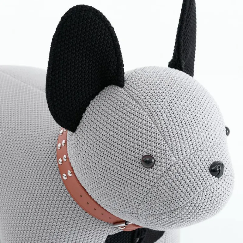 Dog-Shaped Kids Pouf – 27.6" x 13.8" x 13.8"