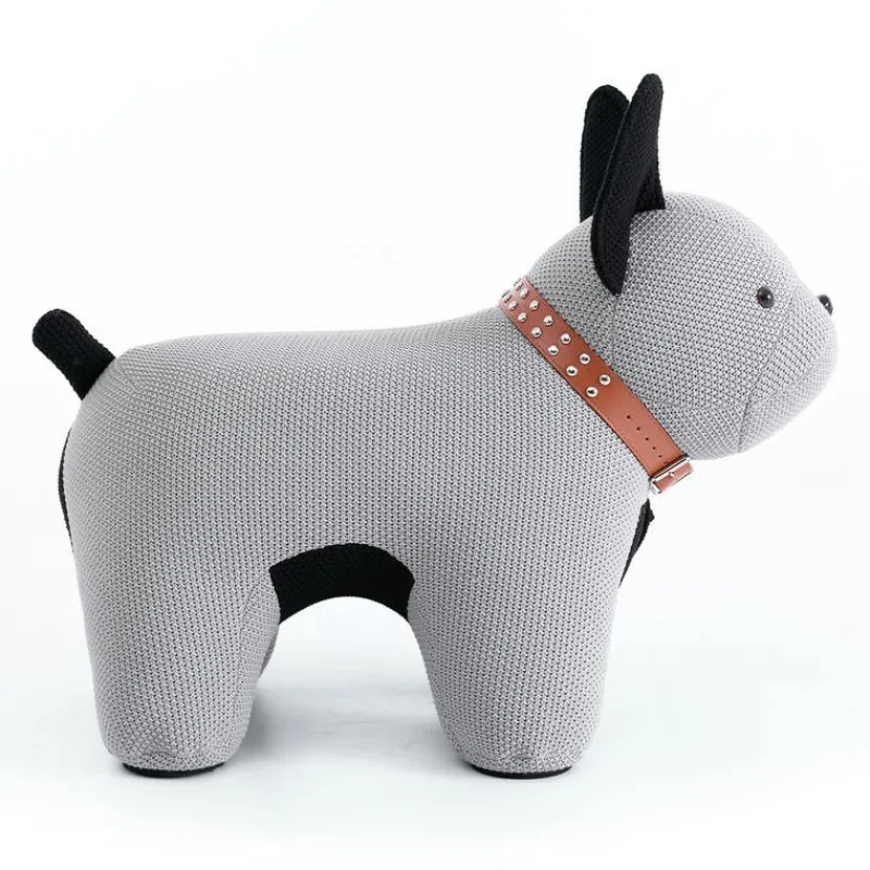 Dog-Shaped Kids Pouf – 27.6" x 13.8" x 13.8"