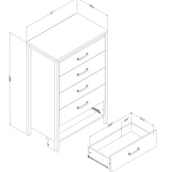 Meubles South Shore 5-Drawer Chest - South Shore