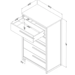 Meubles South Shore 5-Drawer Chest - South Shore