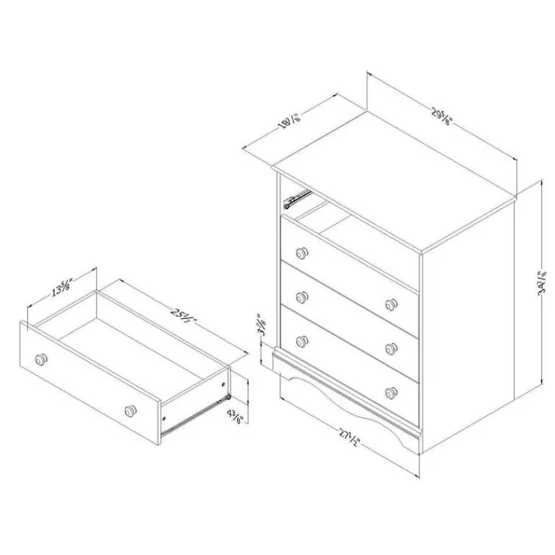 Meubles South Shore 4-Drawer Chest - South Shore