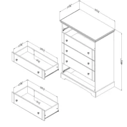 Meubles South Shore 5-Drawer Chest - South Shore