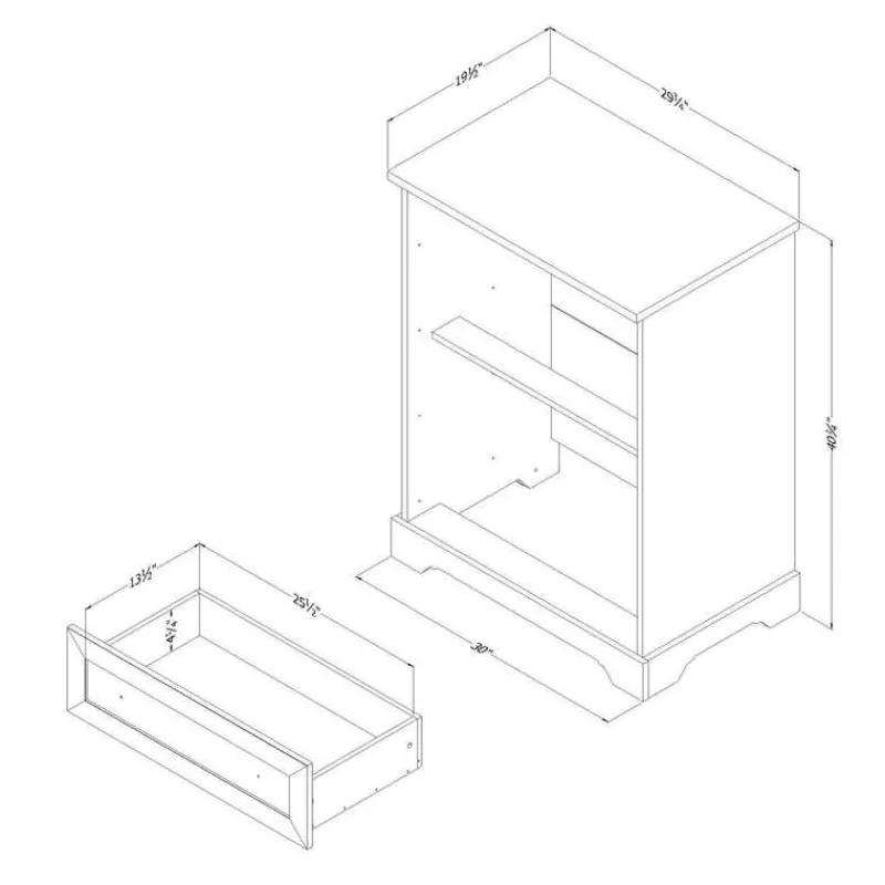 Meubles South Shore 4-Drawer Chest - South Shore