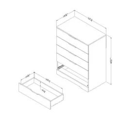 Meubles South Shore 5-Drawer Chest - South Shore
