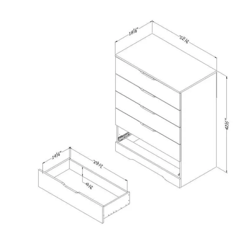 Meubles South Shore 5-Drawer Chest - South Shore