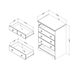 Meubles South Shore 5-Drawer Chest - South Shore