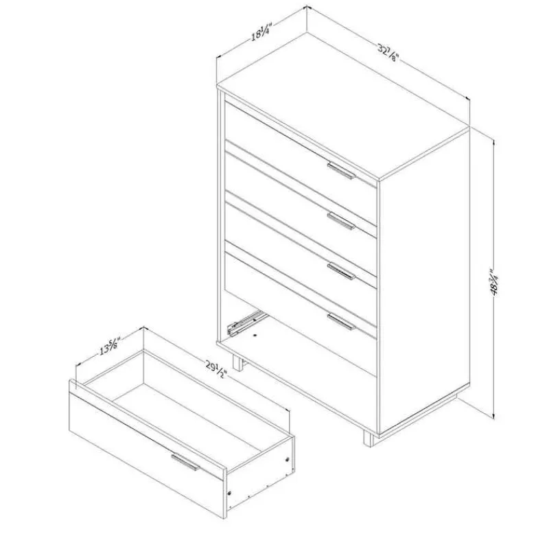 Meubles South Shore 5-Drawer Chest - South Shore
