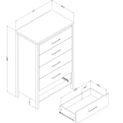 Meubles South Shore 5-Drawer Chest - South Shore