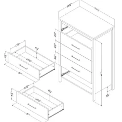 Meubles South Shore 5-Drawer Chest - South Shore