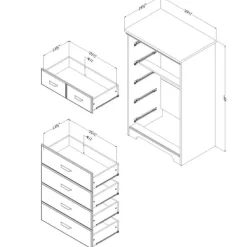 Meubles South Shore 5-Drawer Chest - South Shore