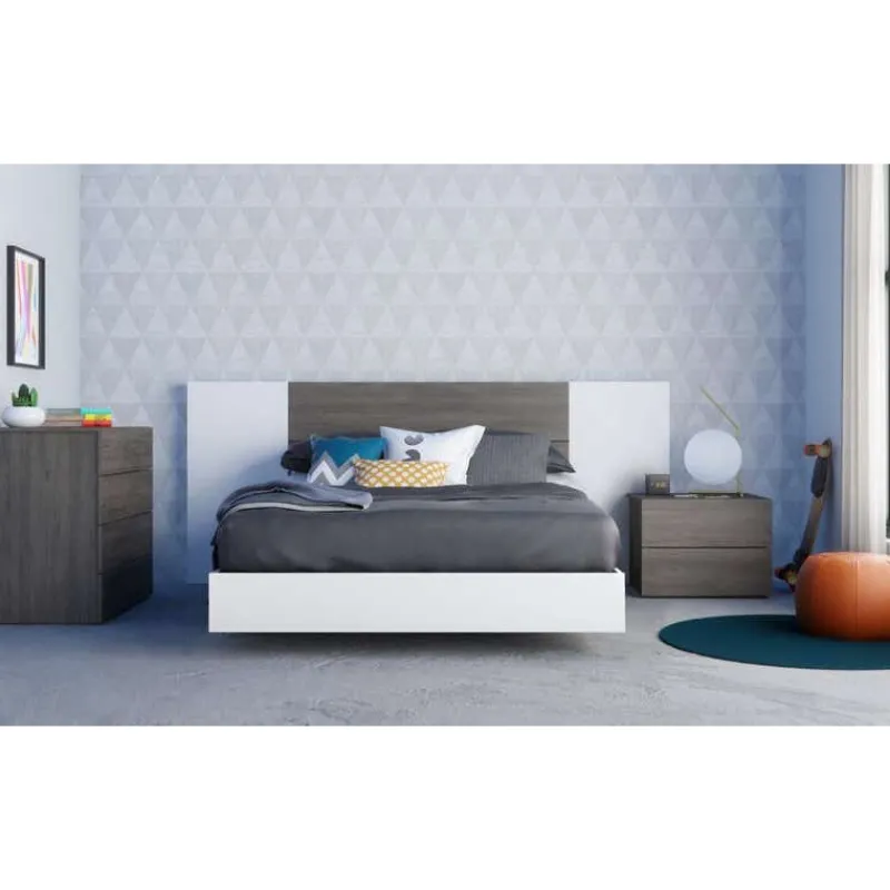 Nexera 4-Drawer Chest, Bark
