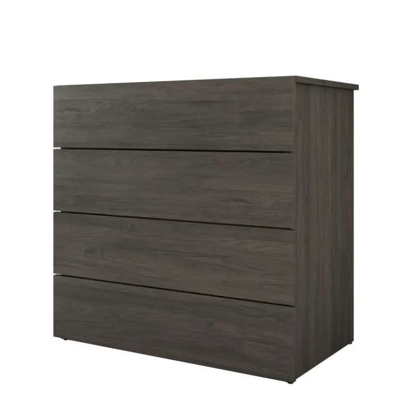 Nexera 4-Drawer Chest, Bark