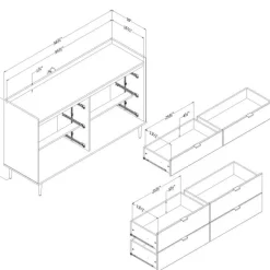 Meubles South Shore 6-Drawer Dresser - South Shore