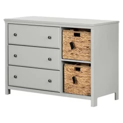 Meubles South Shore 3-Drawer Dresser with Baskets - South Shore