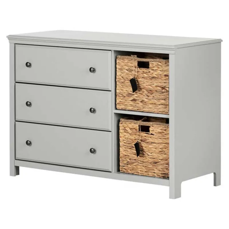 Meubles South Shore 3-Drawer Dresser with Baskets - South Shore